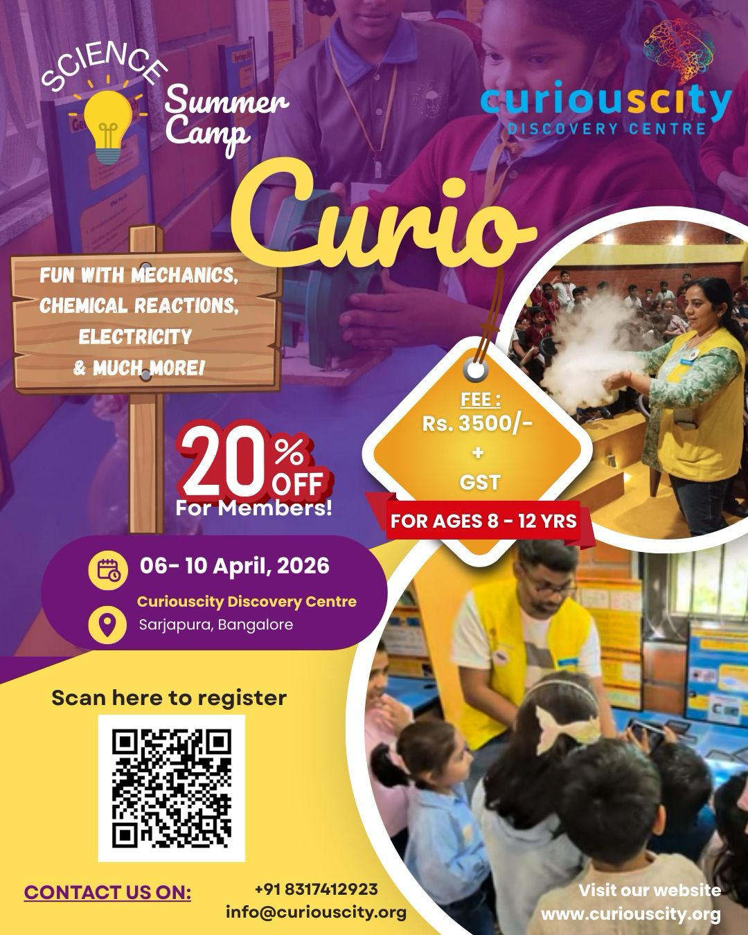 Science Summer Camp Poster